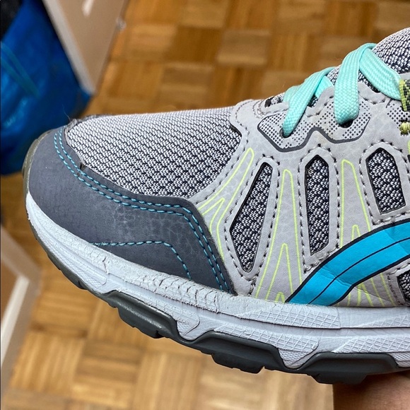 ASICS Gel Venture 7 “Gray Blue Volt” Trail Running Sneakers - Picture 16 of 17